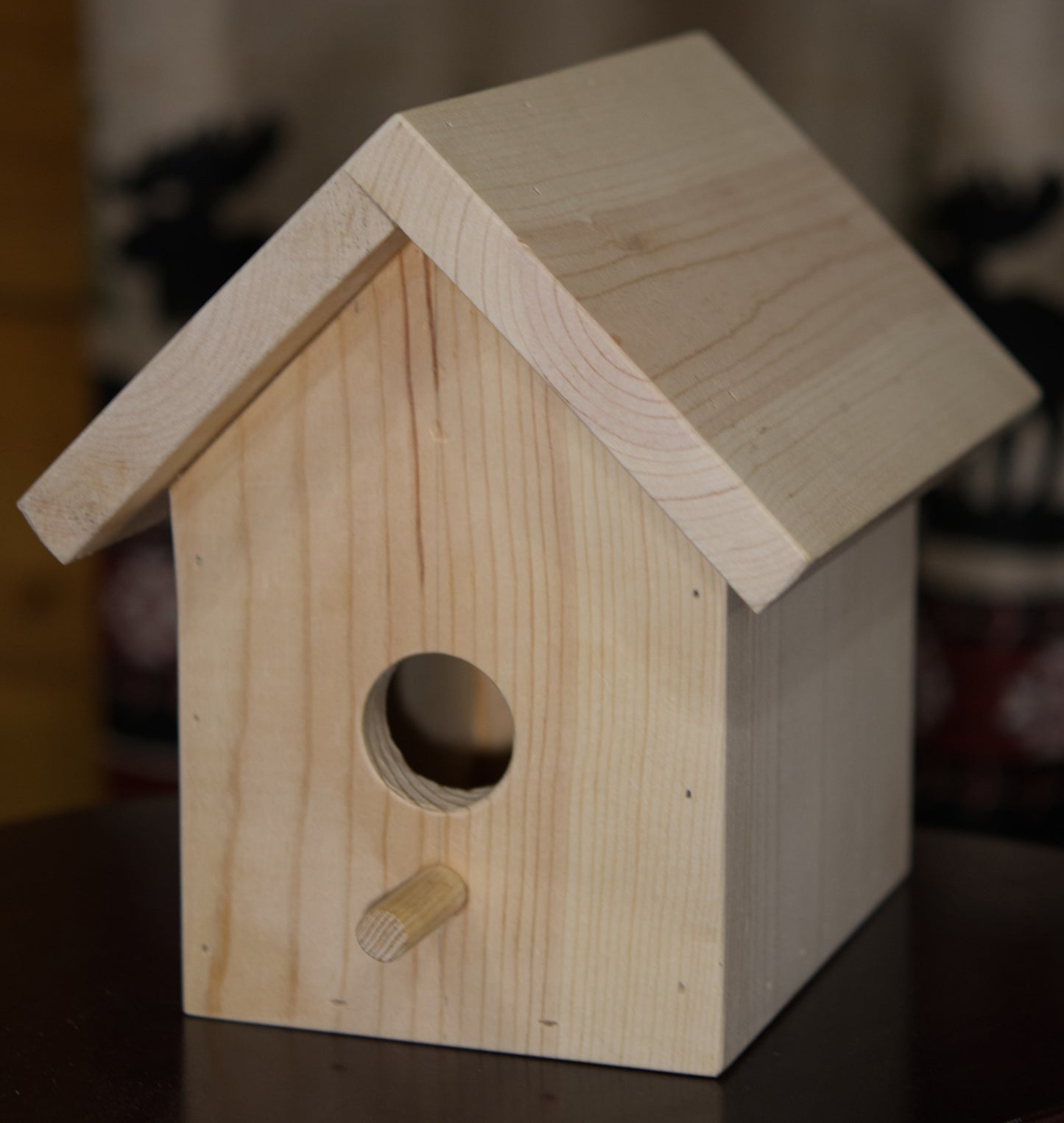 Unfinished Pine Bird House